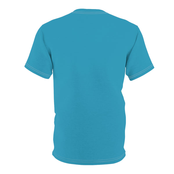 T shirt - Turquoise " Cthulhu" GolfDisco Original disc stamp design - Unisex style shirt  Unisex T shirt " Viva la fiesta" (Choose: white or black stitching) Light Fabric/100% Polyester (4oz or 6 oz)