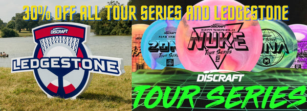Grab Amazing Deals on Discraft Tour Series and Ledgestone Discs – Up to 30% Off!