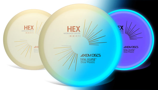 Axiom Total Eclipse Hex | Glow Disc Golf Disc for Ultimate Style & Performance