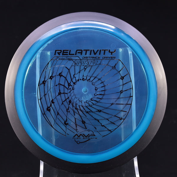 MVP - Relativity - Proton - Distance Driver 170-175 4 BLUE 173 Distance Driver Driver MVP MVP Disc Sports Neutron Relativity Understable