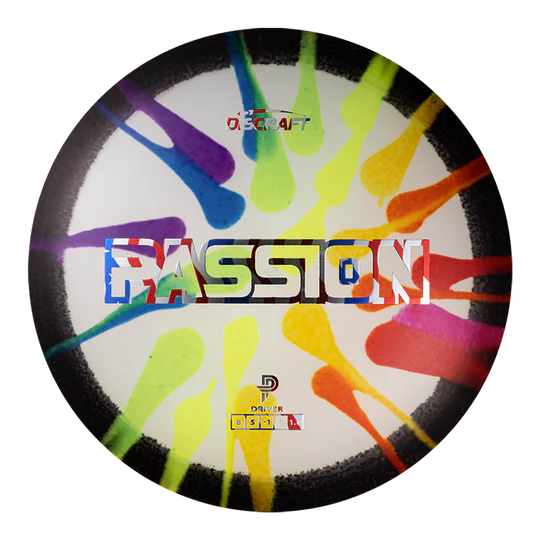 Discraft - Passion - Fly Dye- Paige Pierce Driver discraft passion discraft passion flight numbers dye DYED fly dye paige pierce passion passion disc passion disc golf passion discraft Tie-dye