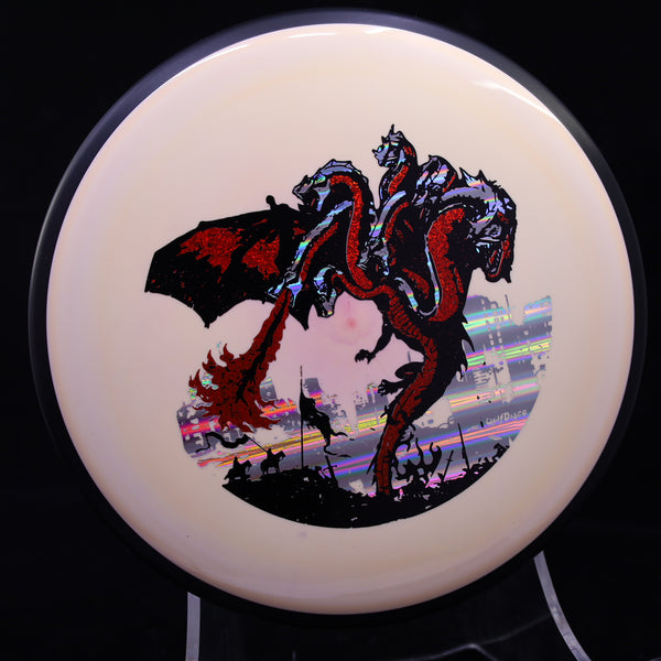 MVP - Detour - Neutron - GolfDisco Original "THE DRAGON" 7 headed dragon custom stamp detour dragon evil dragon GOLFDISCO ORIGINALS James Conrad special edition the dragon triple foil