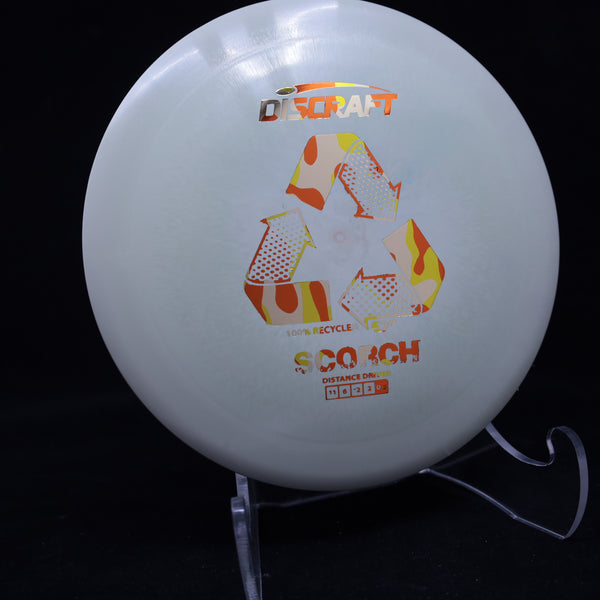 Discraft - Scorch - RECYCLED ESP - Distance Driver MOSSY GRAY ORANGE CAMO 166 Disc Golf disc golf discs disc golf discs for sale discraft discs distance driver esp restock SCORCH swirly understable