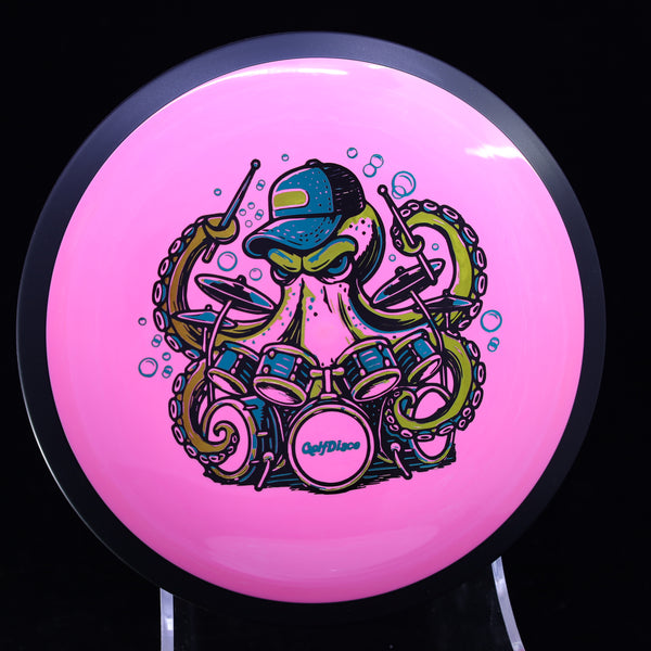 MVP Neutron Trail - GolfDisco Originals "Otto" 18 PINK 172 custom stamps Disc Golf GOLFDISCO ORIGINALS James MVP mvp neutron trail mvp trail octopus otto trail disc