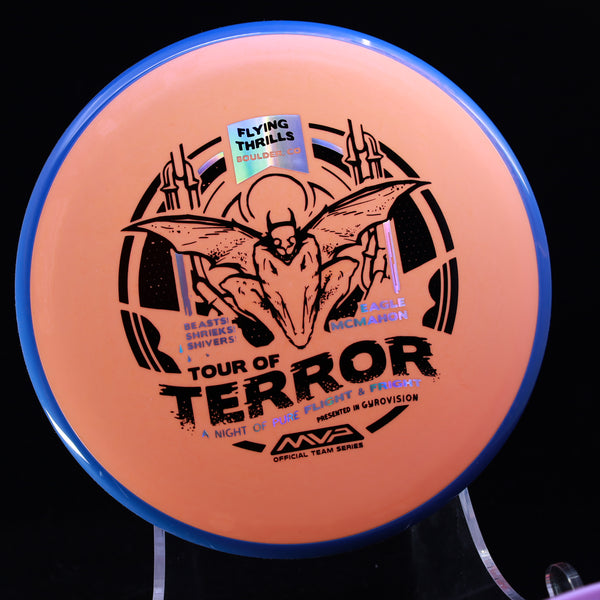 Axiom - PYRO - Fission - Eagle McMahon, Tour of Terror, 2024 Team Series Halloween Edition 18 ORANGE 177 fission pyro flying thrills halloween 2024 headwind midrange Midrange Discs midrange driver team series halloween edition tour of terror