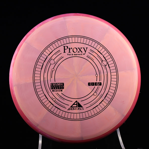 Axiom - Proxy - Cosmic Electron MEDIUM - Putt & Approach 170-175 1 PINK PINK HOT 172 APPROACH PUTTER axiom cosmic Disc Golf disc golf discs disc golf discs for sale discs Driving putter electron mvp proxy putt Putt and Approach Putter Pocket Putting