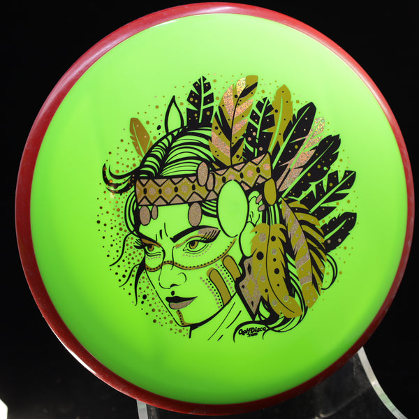 Axiom - Hex - Neutron - GolfDisco Originals "Hurit" 5 GREEN 176 axiom Disc Golf disc golf discs disc golf discs for sale discs GOLFDISCO ORIGINALS hex HURIT mid Mid-Range midrange midrange driver mvp Neutron stable straigh swirly understablem