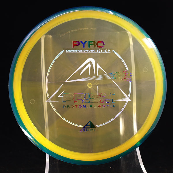 Axiom - Pyro - Proton Plastic - Midrange Driver 176-179 YELLOW BLUE 177 axiom Disc Golf disc golf discs disc golf discs for sale discs mid mid-range midrange midrange driver mvp piro proton pyro