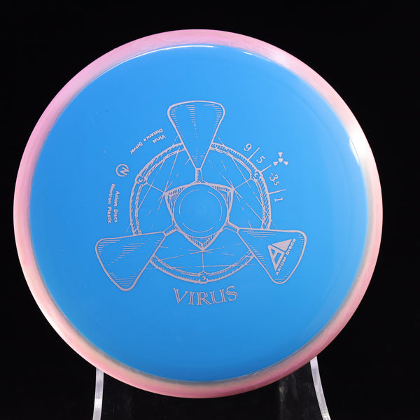 Axiom - Virus - Neutron - Distance Driver 160-164 26 BLUE PINK 160 AXIOM Disc Golf disc golf discs disc golf discs for sale discs distance Distance Driver MVP NEUTRON understable VIRUS