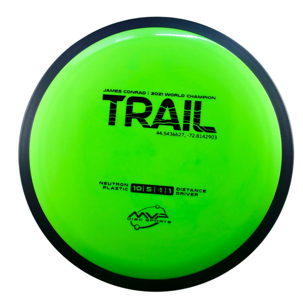 MVP - Trail - Neutron - James Conrad Line Distance Driver 165-169 51 LIME GREEN 167 James Conrad Line MVP MVP Disc Sports MVP Neutron MVP Trail release date neutron