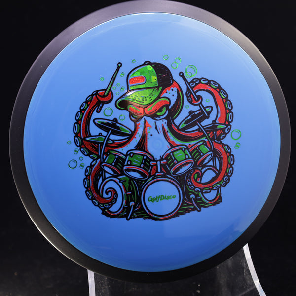 MVP - Trail - Neutron - GolfDisco Originals "Otto" 14 BLUE 174 custom stamps Disc Golf GOLFDISCO ORIGINALS James MVP mvp neutron trail mvp trail octopus otto trail disc