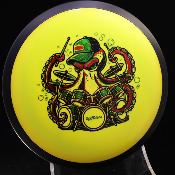 MVP - Trail - Neutron - GolfDisco Originals "Otto" 34 YELLOW 173 custom stamps Disc Golf GOLFDISCO ORIGINALS James MVP mvp neutron trail mvp trail octopus otto trail disc