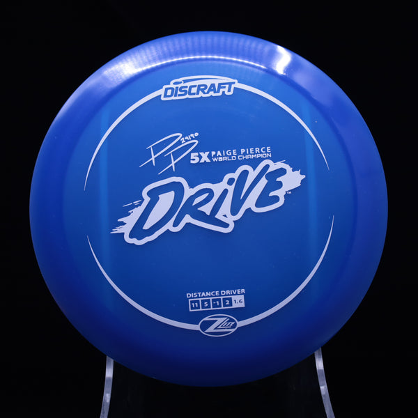 Discraft - Drive - Z Lite - Paige Pierce Signature Distance Driver 6 BLUE WHITE 163 Discraft Paige Pierce Drive Discraft Paige Pierce prototype driver