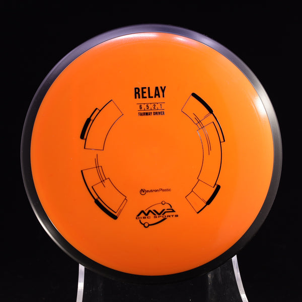 MVP - Relay - Neutron - Fairway Driver 155-159 2 ORANGE 156 Fairway Fairway Driver Gyro MVP MVP Disc Sports neutron relay understable