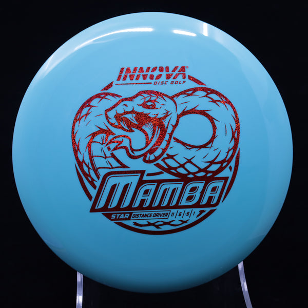 Innova - Mamba - Star - Distance Driver TEAL GREEN RED GLITTER 167 disco distance driver golf golfdisco golfdisco.com innova innova champion discs mamba roller speed 11 star turnover understable