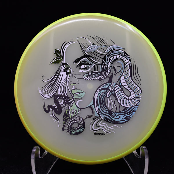 Axiom - Proxy - Eclipse - GolfDisco Originals "Snake Charmer" 9 YELLOW 172 amazon axiom proxy custom stamps Disc Golf eclipse proxy GOLFDISCO ORIGINALS MVP mvp neutron trail snake snake charmer SNAKECHARMER