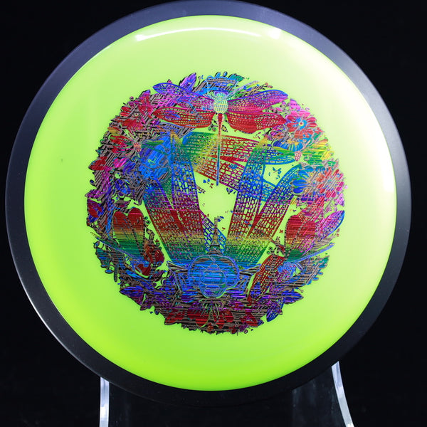 MVP - Trail - Neutron - MISPRINTS - GolfDisco Originals 21 SUMMER FLING GREEN YELLOW 172 GOLFDISCO ORIGINALS James misprint misprints MVP mvp neutron trail mvp trail skeet scienski SNAKECHARMER summer fling trail disc Viva La Fiesta