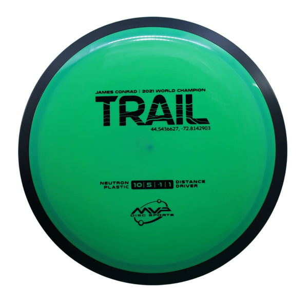 MVP - Trail - Neutron - James Conrad Line Distance Driver 165-169 18 GREEN 69 James Conrad Line MVP MVP Disc Sports MVP Neutron MVP Trail release date neutron