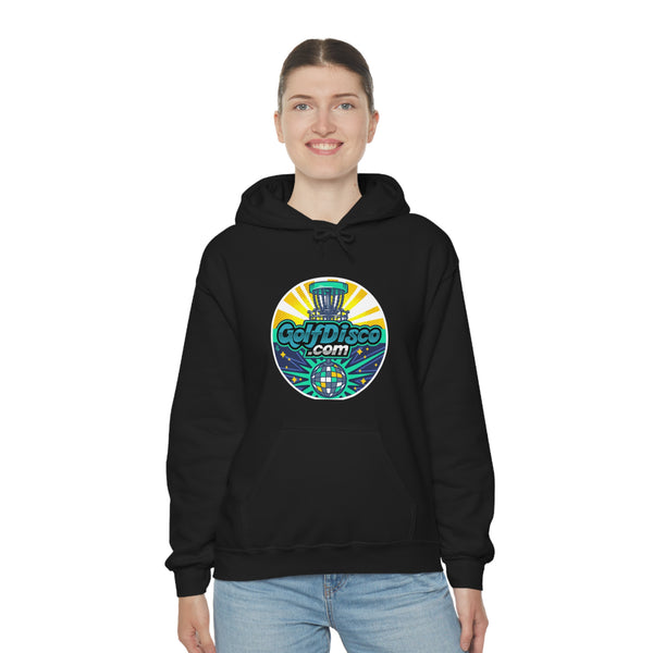 Hooded Sweatshirt - Hoodie -Unisex - Heavy Blend _ GOLFDISCO logo apparel DISC GOLF HOODIE DISC GOLF PULLOVER DISC GOLF SEATER DISC GOLF SWEATSHIRT DTG GOLFDISCO GOLFDISCO LOGO GOLFDISCO.COM Hoodies Men's Clothing MYLOGO Regular fit Unisex Women's Clothing