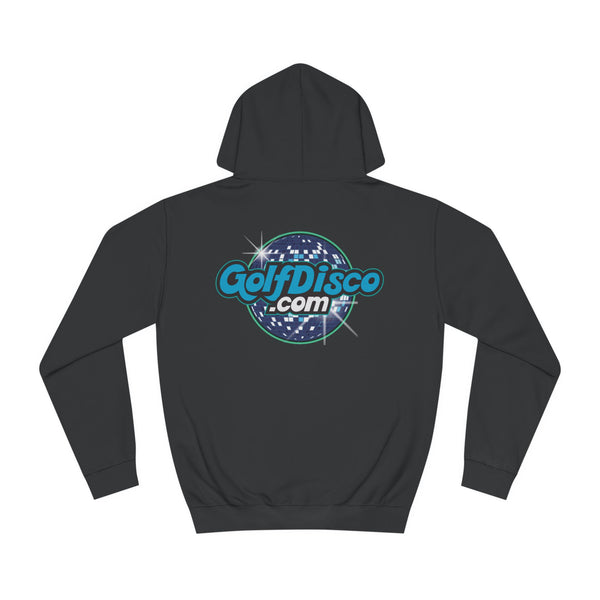 Hoodie "GolfDisco" Logo - College style sweatshirt (Medium-Heavy Fabric) Kangaroo pocket golfdisco hoodie golfdisco sweatshirt