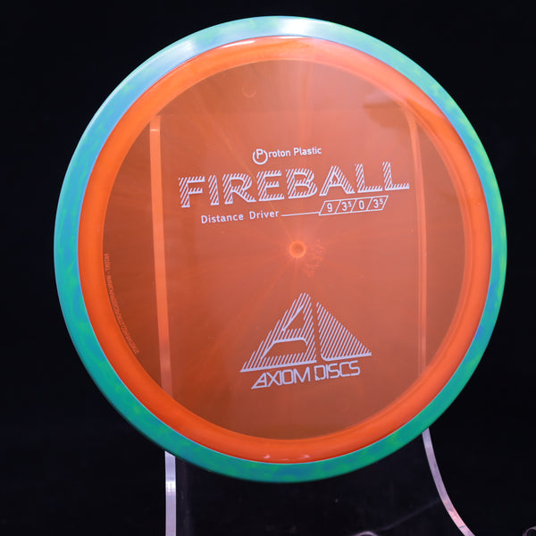 Axiom - Fireball - Proton - Distance Driver 170-175 ORANGE TEAL 172 axiom disc golf discs disc golf discs for sale discs fireball flick mvp neutron overstable proton Utility z