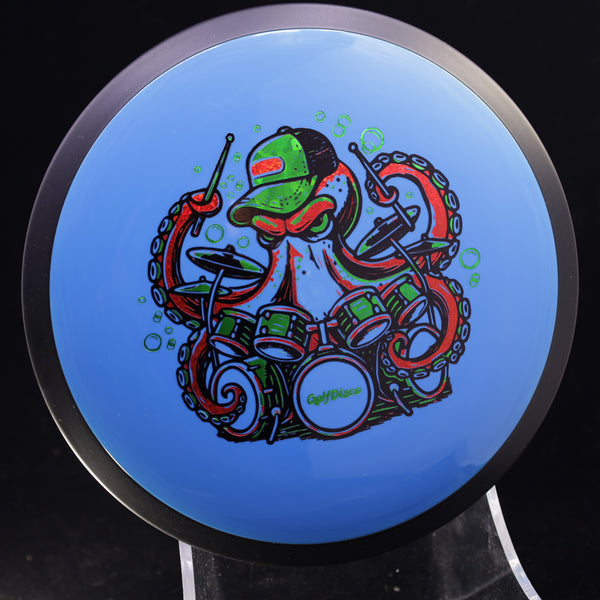 MVP - Trail - Neutron - GolfDisco Originals "Otto" 11 BLUE 174 custom stamps Disc Golf GOLFDISCO ORIGINALS James MVP mvp neutron trail mvp trail octopus otto trail disc