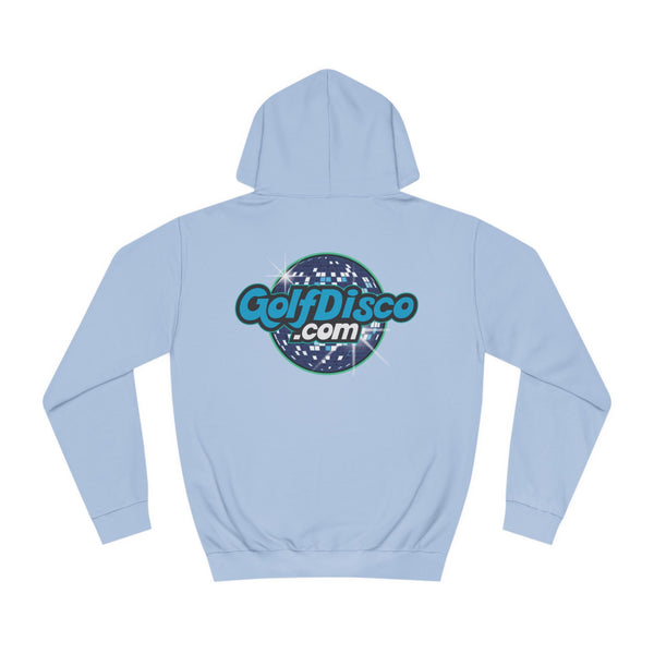 Hoodie "GolfDisco" Logo - College style sweatshirt (Medium-Heavy Fabric) Kangaroo pocket golfdisco hoodie golfdisco sweatshirt