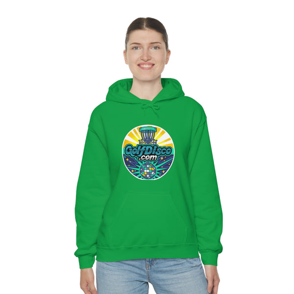 Hooded Sweatshirt - Hoodie -Unisex - Heavy Blend _ GOLFDISCO logo apparel DISC GOLF HOODIE DISC GOLF PULLOVER DISC GOLF SEATER DISC GOLF SWEATSHIRT DTG GOLFDISCO GOLFDISCO LOGO GOLFDISCO.COM Hoodies Men's Clothing MYLOGO Regular fit Unisex Women's Clothing