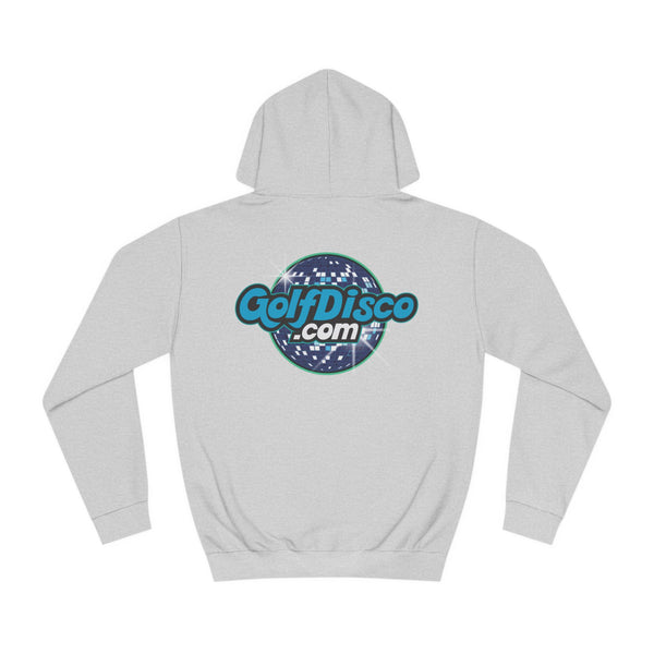 Hoodie "GolfDisco" Logo - College style sweatshirt (Medium-Heavy Fabric) Kangaroo pocket golfdisco hoodie golfdisco sweatshirt