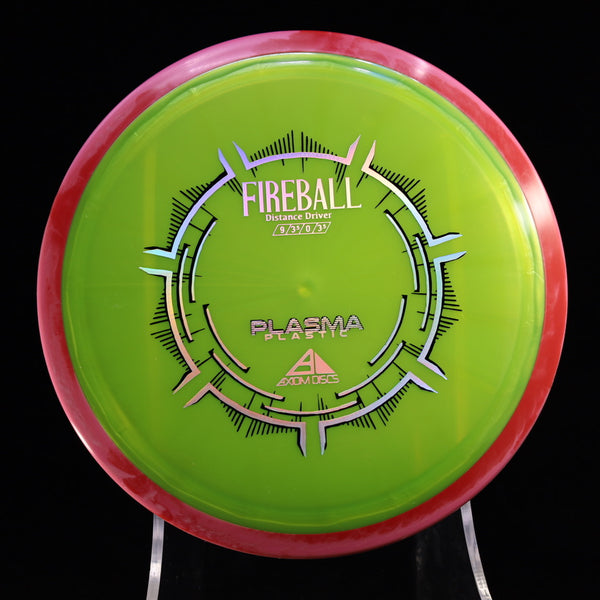 Axiom - Fireball - Plasma - Distance Driver 170-175 7 GREEN RED 171 axiom disc golf discs disc golf discs for sale discs fireball flick mvp overstable Plasma plasma plastic Utility z