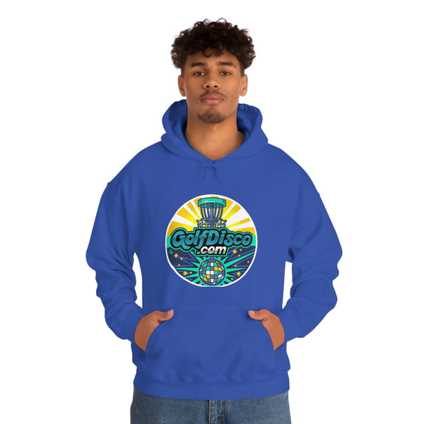 Hooded Sweatshirt - Hoodie -Unisex - Heavy Blend _ GOLFDISCO logo apparel DISC GOLF HOODIE DISC GOLF PULLOVER DISC GOLF SEATER DISC GOLF SWEATSHIRT DTG GOLFDISCO GOLFDISCO LOGO GOLFDISCO.COM Hoodies Men's Clothing MYLOGO Regular fit Unisex Women's Clothing