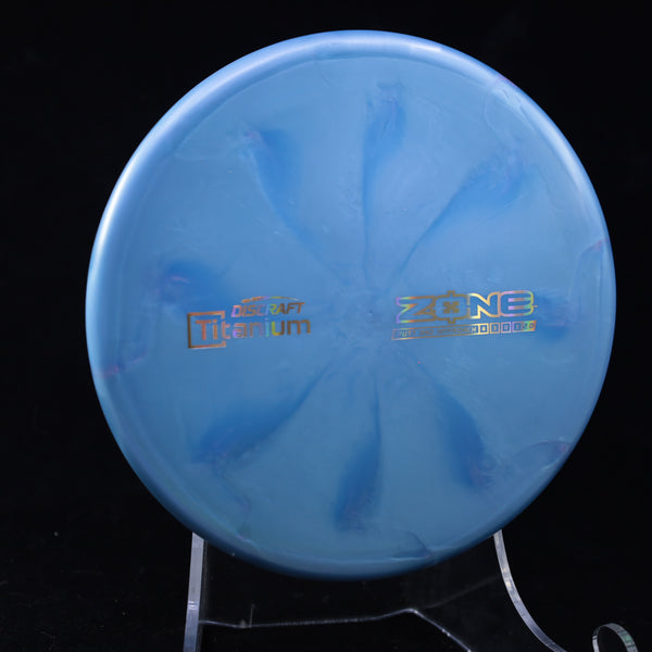 Discraft - Zone - Titanium - Putt & Approach BLUE GOLD 173-174 APPROACH PUTTER discraft Driving putter flex flx headwind lts mcbeth overstable paul Putt and Approach Putter Putting ti titanium z zone