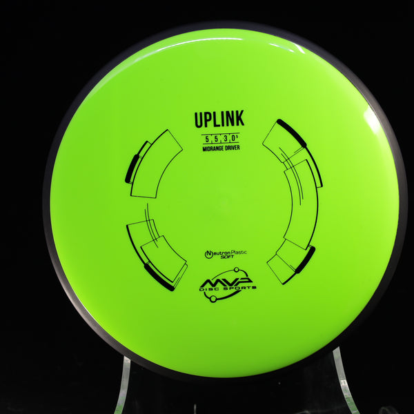 MVP - Uplink - Soft Neutron - Midrange 176-179 5 GREEN NEON 178 Disc Golf junerelease midrange midrange driver MVP MVP Disc Sports neutron soft understable uplink