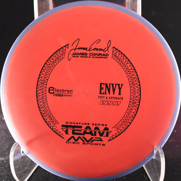 Axiom - Envy - Electron FIRM - James Conrad Signature Edition 170-175 3 ORANGE RED BLUE 172 Appoach Approach Axiom Axiom discs conrad disc golf discs disc golf discs for sale discs envie envy james jamesconrad MVP MVP Disc Sports put putt Putt and Approach Putter Putter Pocket Putting z