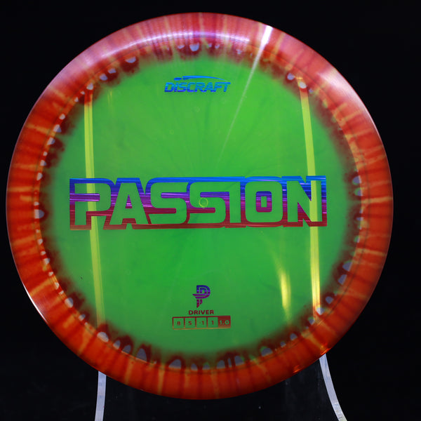 Discraft - Passion - Fly Dye- Paige Pierce Driver 3 YELLOW ORANGE 174 discraft passion discraft passion flight numbers dye DYED fly dye paige pierce passion passion disc passion disc golf passion discraft Tie-dye