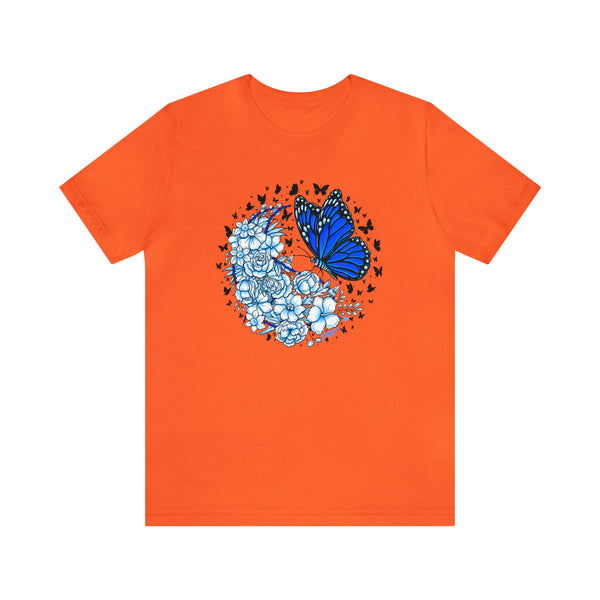 T shirt "BUTTERFLY EFFECT"    Unisex Adult Size short sleeve Jersey tee, shirt GolfDisco exclusive stamp design