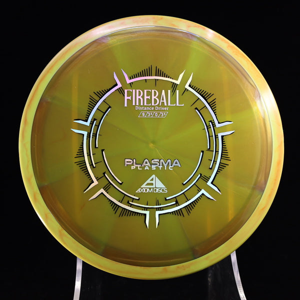 Axiom - Fireball - Plasma - Distance Driver 170-175 5 GREEN YELLOW 172 axiom disc golf discs disc golf discs for sale discs fireball flick mvp overstable Plasma plasma plastic Utility z