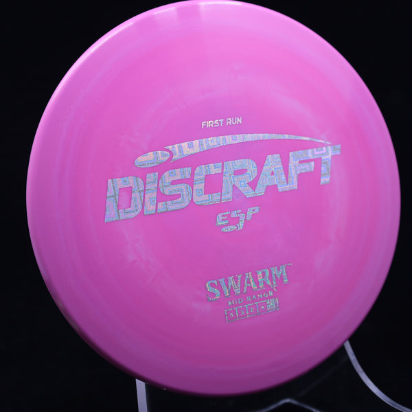 Discraft - Swarm - ESP - First Run Midrange PINK SILVER 176 APPROACH PUTTER Discraft Driving putter elite z FLX lts mid range midrange Midrange Discs midrange driver putt putt & Approach