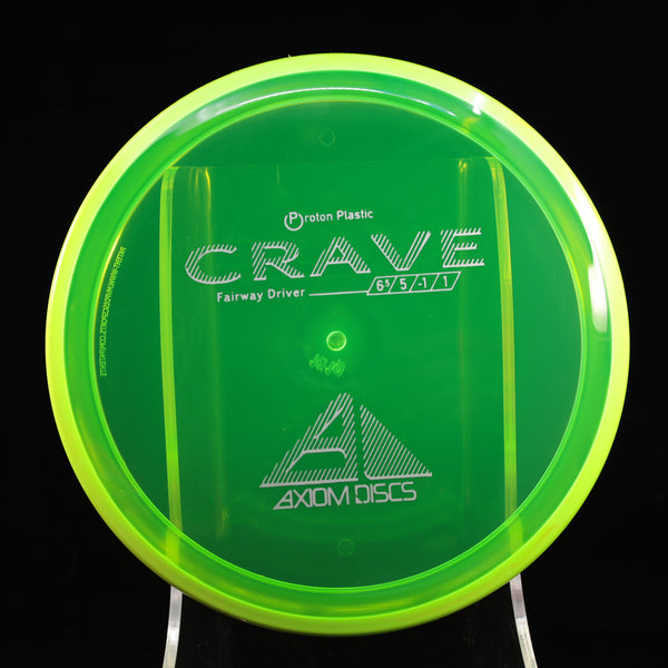 Axiom - Crave - Proton - Fairway Driver 160-164 3 GREEN GREEN-YELLOW 161 axiom crave disc golf discs disc golf discs for sale discs fairway fairway driver hokom mvp proton