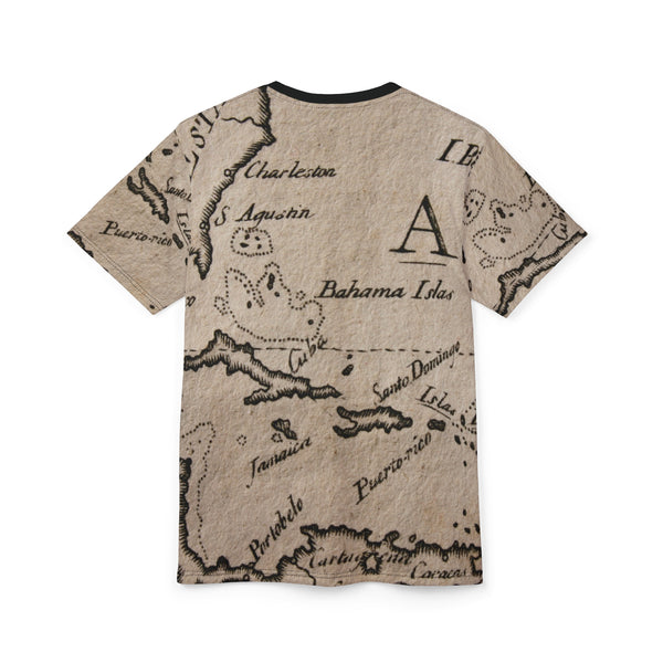 A T shirt "DISCS AHOY" A GolfDisco Originals, our custom art design disc stamp on a shirt - Light Fabric Casual Graphic Tee Country Life Tee Cute Animal Tee Eco Friendly Shirt Farmhouse Decor Tee Funny Animal Shirt Funny Gift Ideas Gift for Farmers golfdisco dude ocean pirate ship Playful Nature Shirt Rooster Graphic Tee sea life Summer Casual Wear Unique Animal Shirt Unisex Tee Shirt