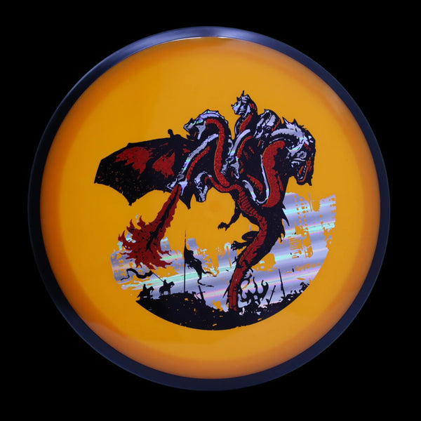 MVP - Plasma Servo - "THE DRAGON" A GolfDisco original custom stamp design 27 ORANGE 159 GOLFDISCO ORIGINALS MVP MVP Disc Sports servo