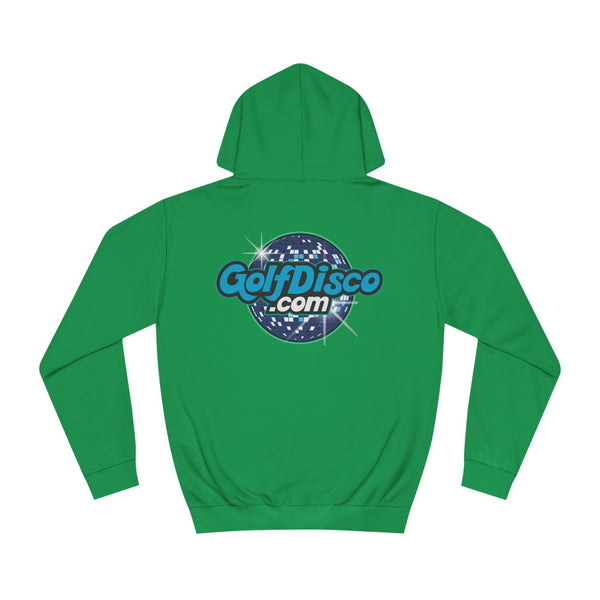 Hoodie "GolfDisco" Logo - College style sweatshirt (Medium-Heavy Fabric) Kangaroo pocket golfdisco hoodie golfdisco sweatshirt