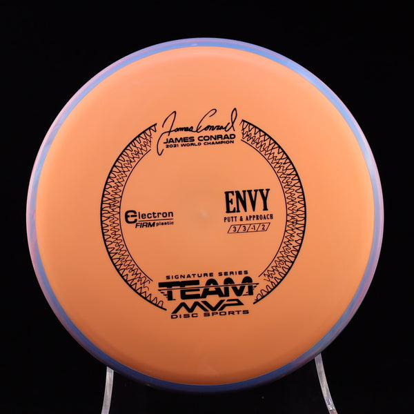 Axiom - Envy - Electron FIRM - James Conrad Signature Edition 170-175 4 PEACH BLUE 173 Appoach Approach Axiom Axiom discs conrad disc golf discs disc golf discs for sale discs envie envy james jamesconrad MVP MVP Disc Sports put putt Putt and Approach Putter Putter Pocket Putting z