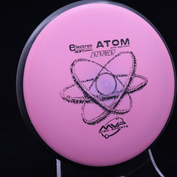 MVP - Atom - Electron (Soft) - Putt & Approach 170-175 PINK 173 atom Disc Golf gyro mvp MVP Disc Sports Putt and Approach Putter Putting