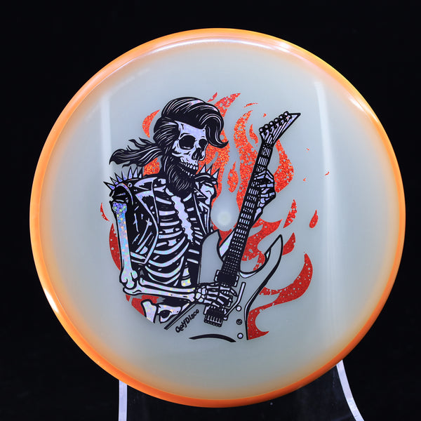 Axiom - ENVY - Eclipse - GolfDisco Originals "ROCK N' ROLLER" 3 ORANGE 172 GOLFDISCO ORIGINALS skeleton skeleton stamp skeleton stampmusic stamp skeletons