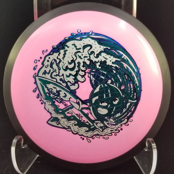 MISPRINTS - GolfDisco Originals custom stamp designs SURF N DISC STAMP PINK 175 WAVE FISSION MVP GOLFDISCO ORIGINALS James misprint misprints MVP mvp neutron trail mvp trail skeet scienski summer fling trail disc