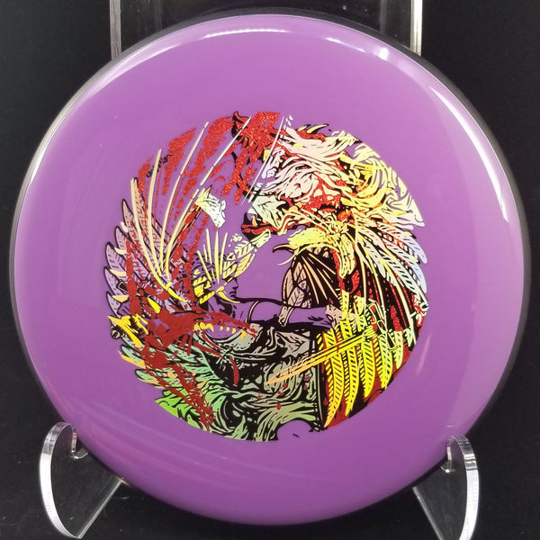 MISPRINTS - GolfDisco Originals custom stamp designs WARRIOR STAMP PURPLE 150 GLITCH SOFT NEUTRON MVP GOLFDISCO ORIGINALS James misprint misprints MVP mvp neutron trail mvp trail skeet scienski summer fling trail disc