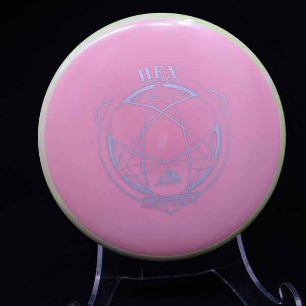 Axiom - Hex - Fission - Midrange 176-179 36 PINK SAND 176 axiom Disc Golf disc golf discs disc golf discs for sale discs hex march newsletter mid Mid-Range midrange midrange driver mvp Neutron stable straigh swirly understablem