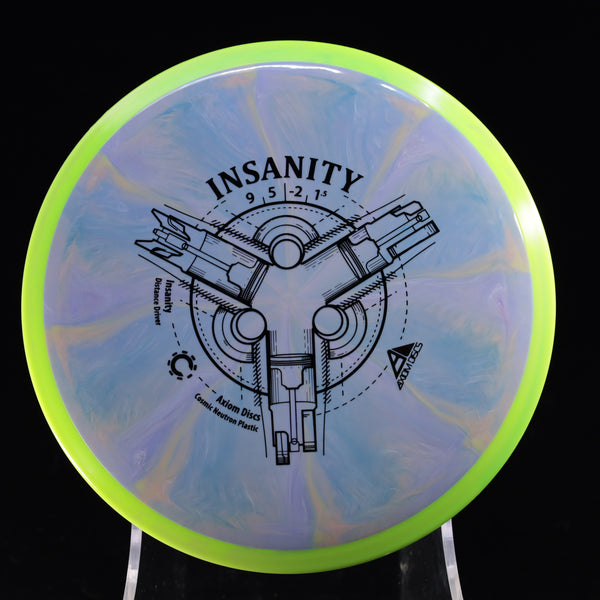 Axiom - Insanity - Cosmic Neutron - Distance Driver 160-164 21 BLUE SLATE GREEN YELLOW 161 Axiom Axiom discs axiom neutron cosmic Disc Golf disc golf discs disc golf discs for sale discs Driver insanity MVP MVP Disc Sports neutron Stable Understable