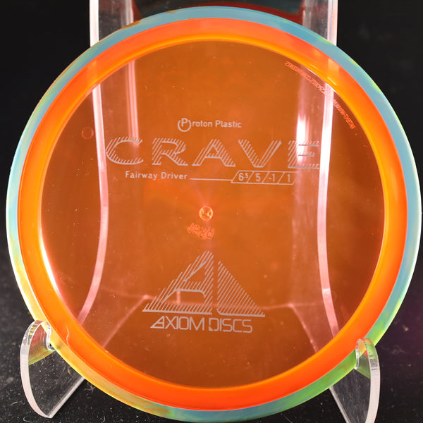 Axiom - Crave - Proton - Fairway Driver 165-169 ORANGE BLUE GREEN ORANGE 165 axiom crave disc golf discs disc golf discs for sale discs fairway fairway driver hokom mvp proton